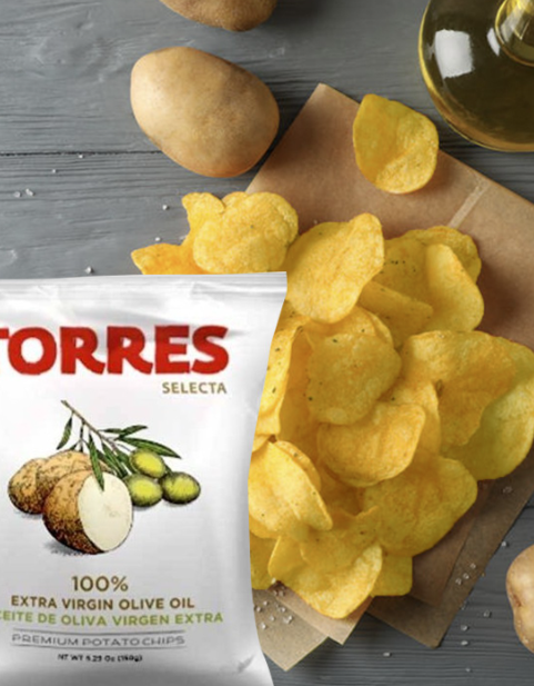 Extra Virgin Olive Oil Chips (Small) - Torres