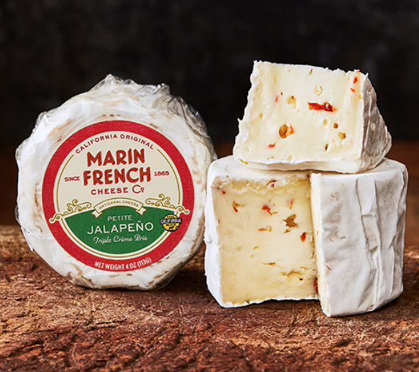 Petite Jalapeno Triple Creme Brie - Marin French Cheese Co.
