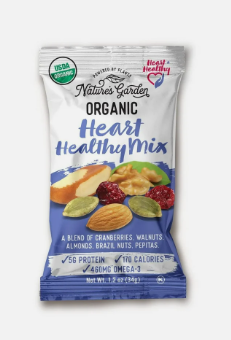 Trail Mix Heart Healthy  Organic - Nature's Garden (1.2oz)