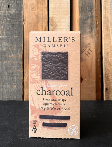 Charcoal Crackers (Gluten Free) - Miller's