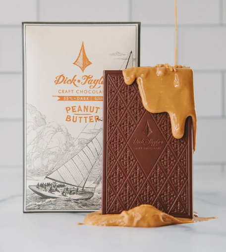 Peanut Butter Dark Chocolate (55%) - Dick Taylor