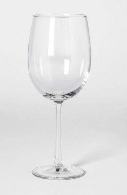 Clear Glass Stem Wine Cup