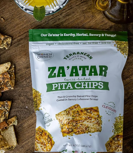 Za'atar Twice Baked Pita Chips - Terranean