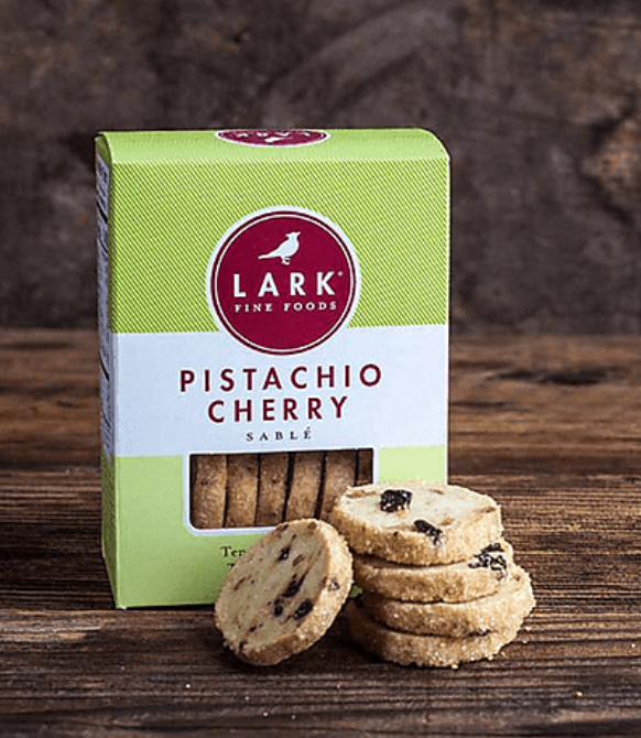 Pistachio Cherry Sable Cookie - Lark Fine Foods