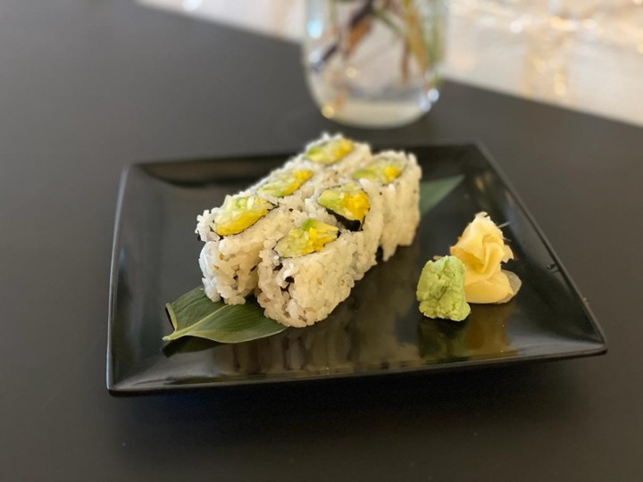 CUCUMBER, MANGO, AVOCADO ROLL