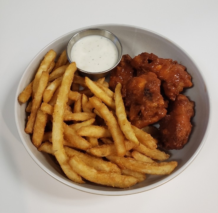 Tossed Chicken Wing (6) Combo Meal
