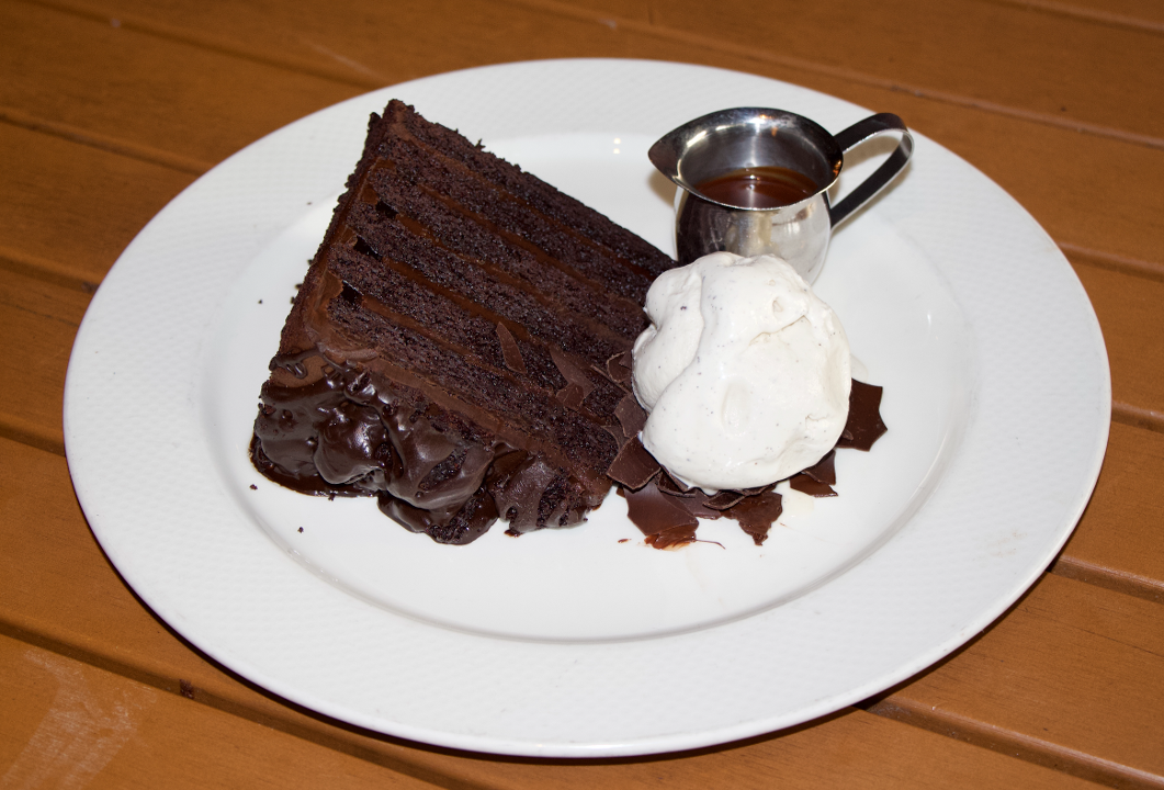Ginormous Slice of Chocolate Cake