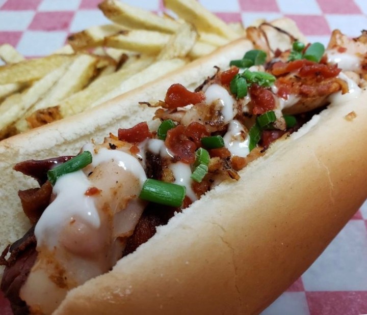 Chicken Bacon Ranch Dog