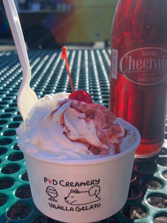 Cheerwine Sundae