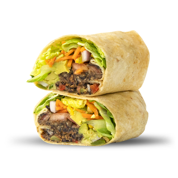 Black Bean Veggie Wrap