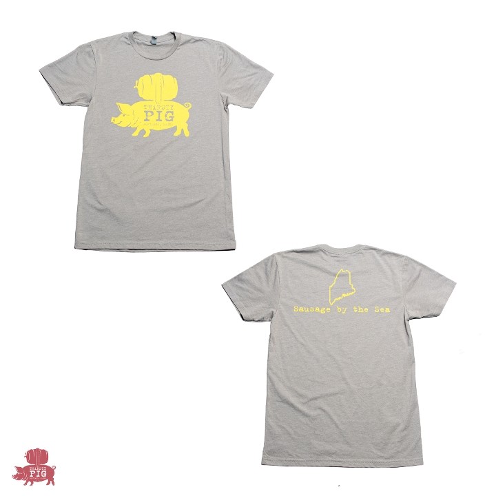 Grey Shirt w/ Yellow Logo