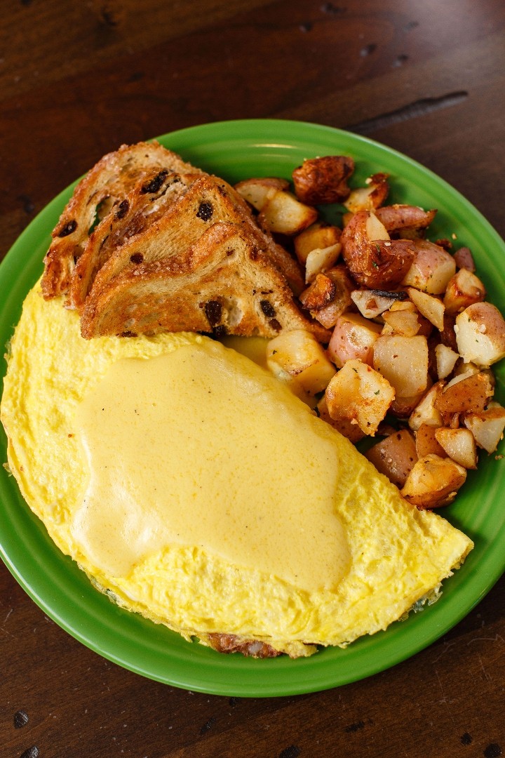 House Hash & Cheese Omelet