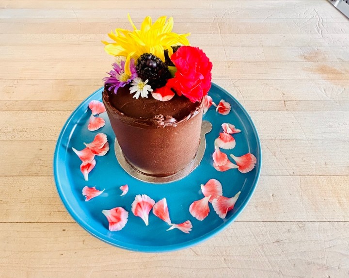 4" Mother's Day Flower Cake
