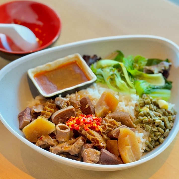NEW! Beef Combo Rice Bowl (Spicy)