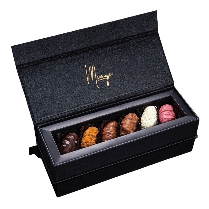 BELGIAN CHOCOLATE DATES- 6 Pieces