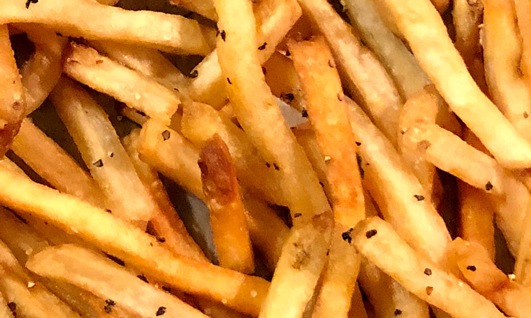 Thin cut french fries