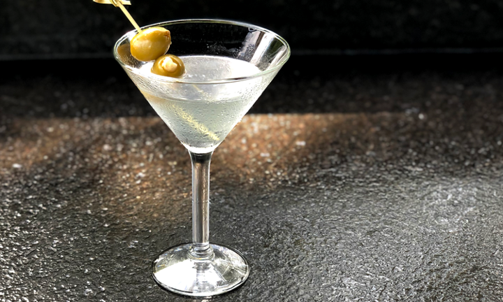 Classic gin martini