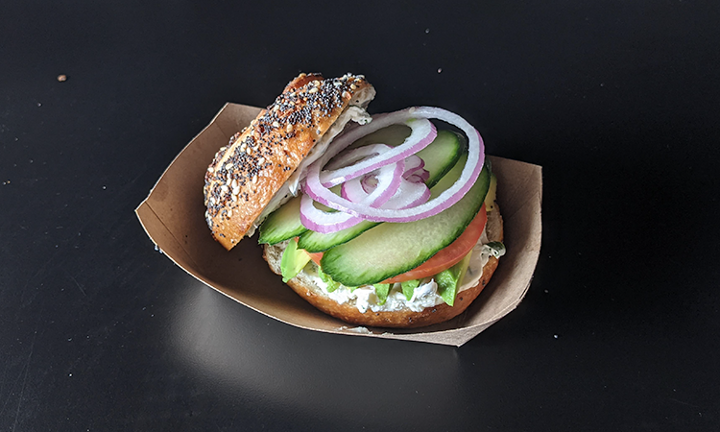 Veggie Bagel Sandwich