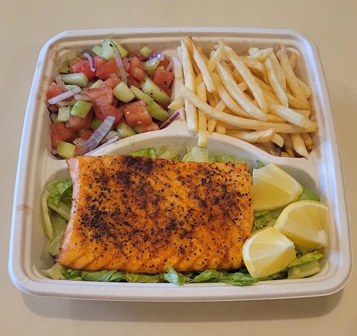 Seasoned Salmon Plate