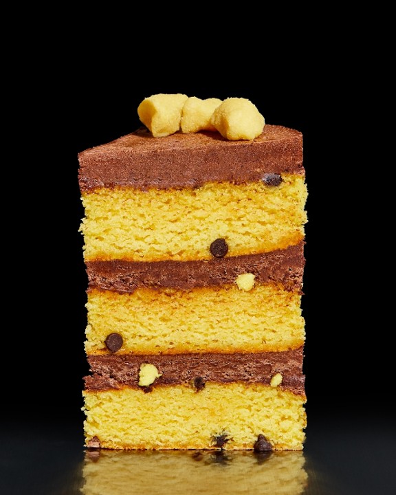 Yellow Chocolate Frosting Slice