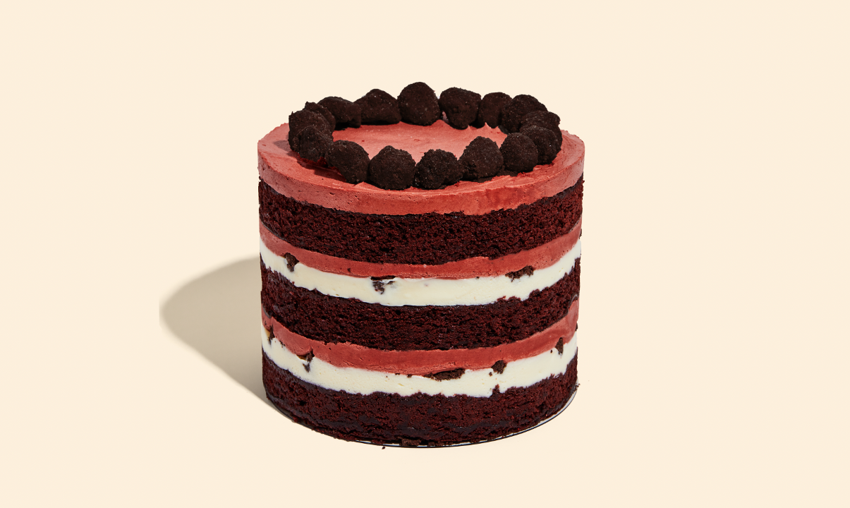 6" Red Velvet Cheesecake Cake