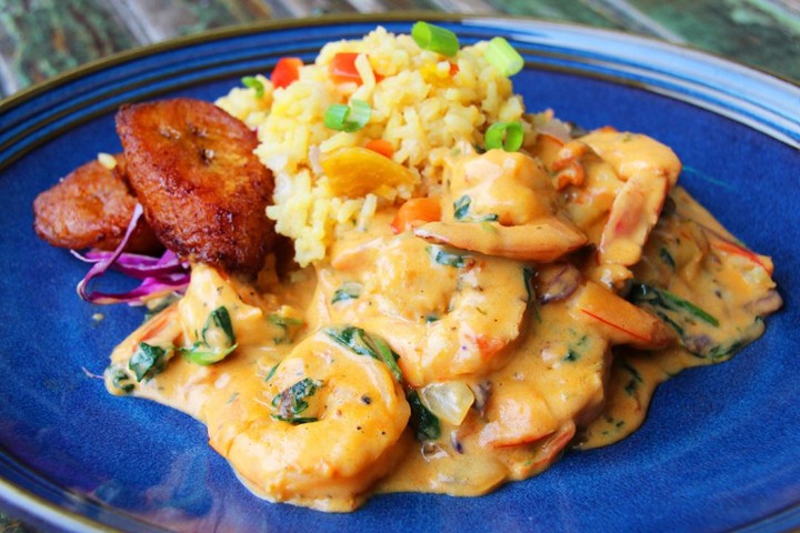 Red Curry Shrimp "Rundown"