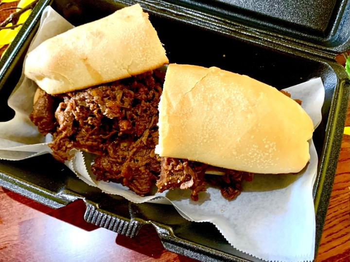 BBQ Teriyaki Beef Hoagie Sandwich