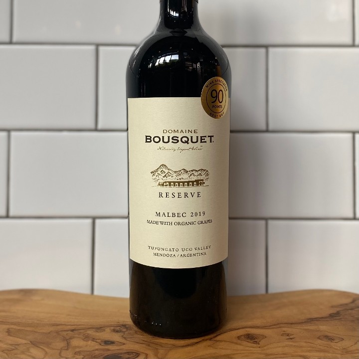 Domaine Bousquet Reserve  2020 (Red Wine) TO GO
