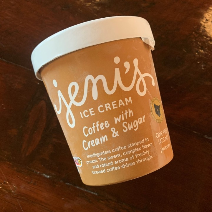 Jeni's Coffee W/ Cream & Sugar