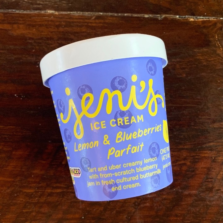 Jeni's Lemon & Blueberry Parfait
