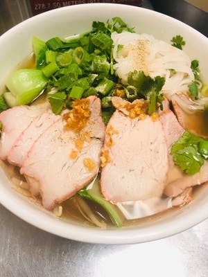 Thai BBQ Pork Noodle Soup