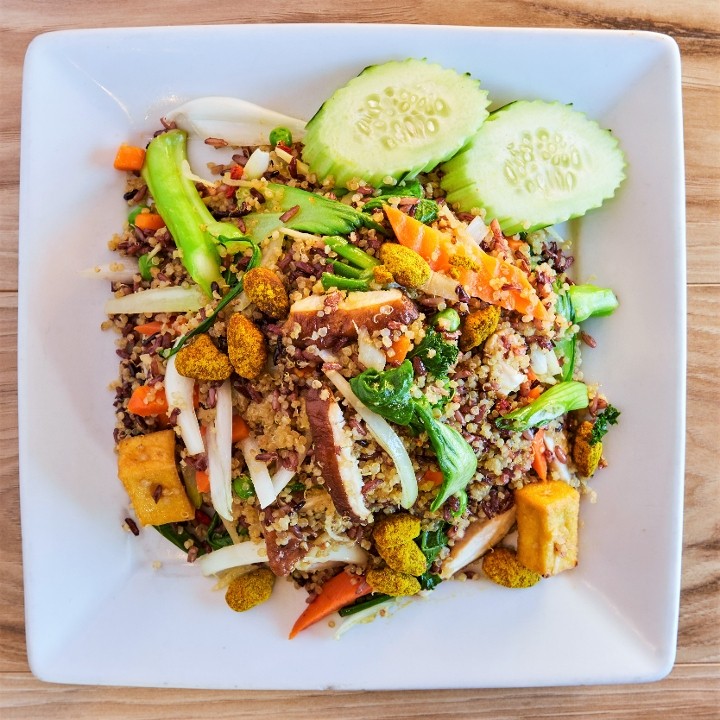Ginger Quinoa Fried Rice