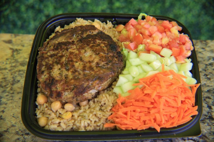 Turkey Burger Bowl