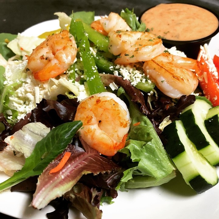 Greek Salad w/ Shrimp