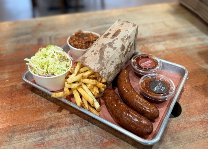 Texas Sausage Platter Meal