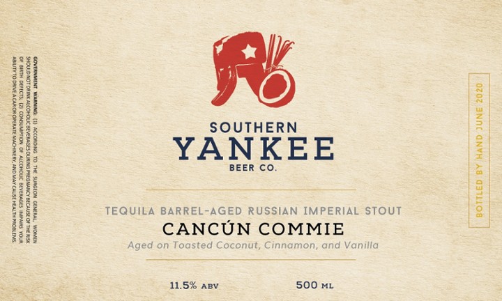 500ml Cancún Commie Tequila Barrel Aged Russian Imperial Stout