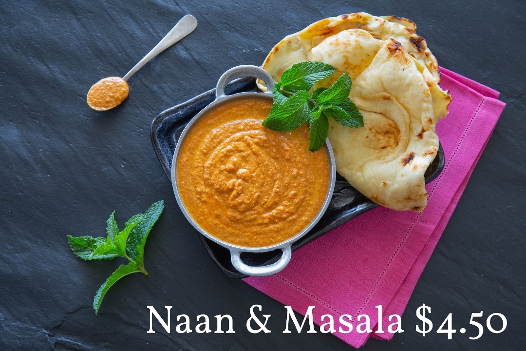Naan & Masala Sauce | v
