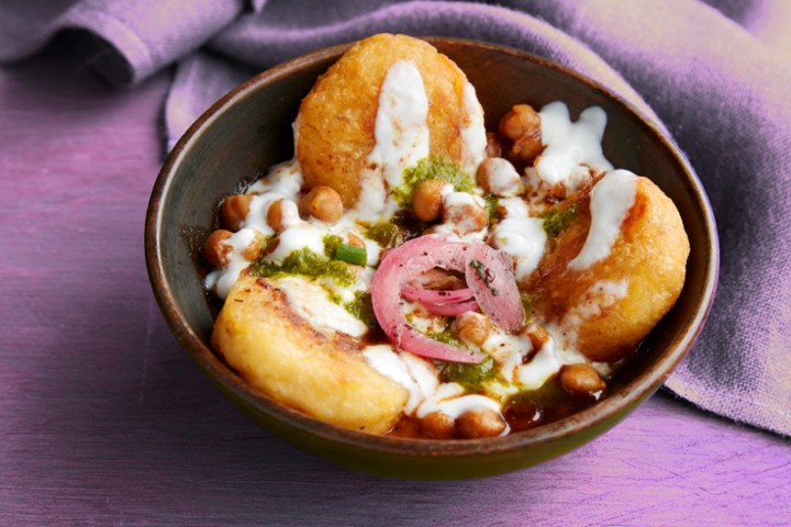 Aloo Tikki Chaat | v