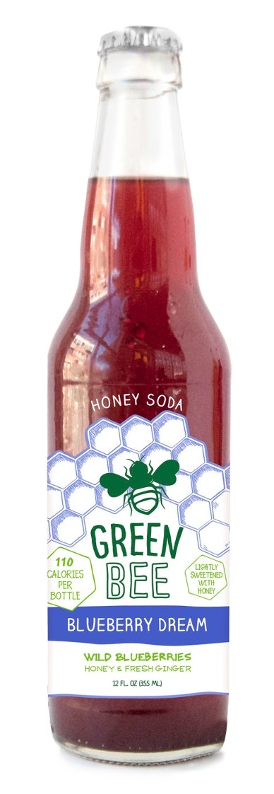 GREEN BEE SODA - Blueberry