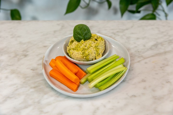 Hummus and Veggies (v) (gf)