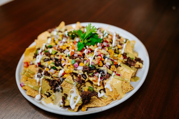 Chorizo Nachos (v) (gf)