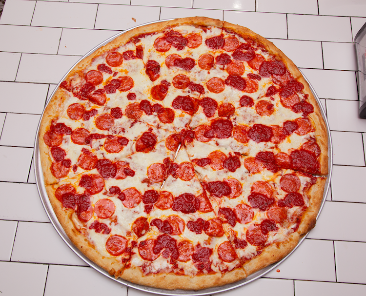 Giant Half Pepperoni Pizza