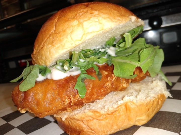 B9-Beer Battered Cod Sandwich