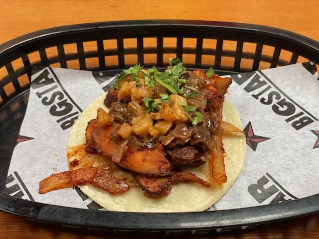 Lion's Mane Al Pastor Taco