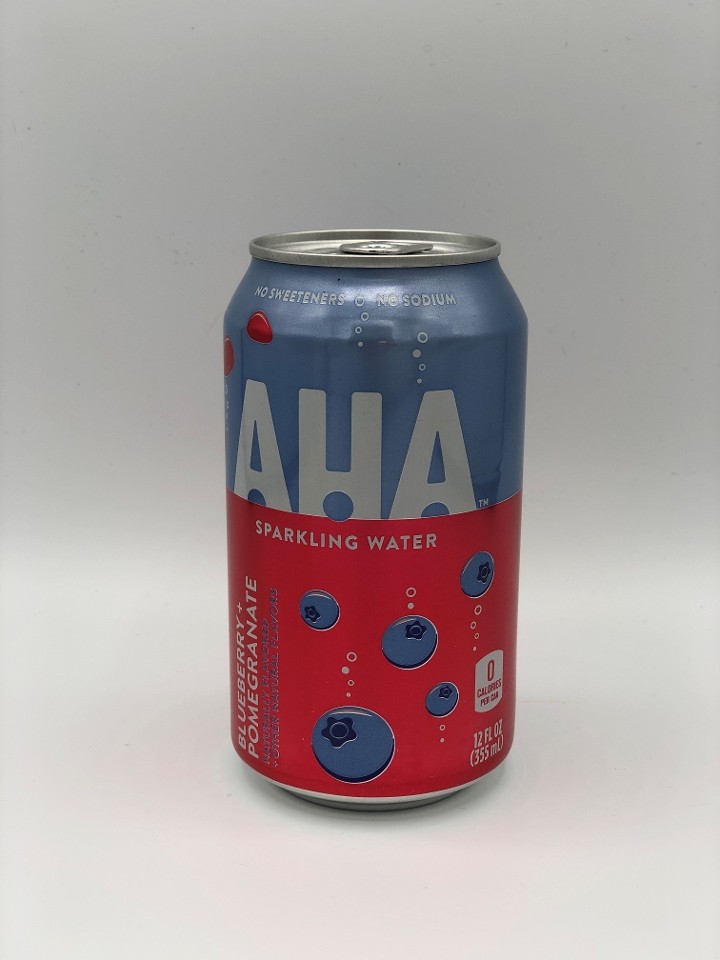 12oz Aha Blueberry Pomegranate Sparkling Water