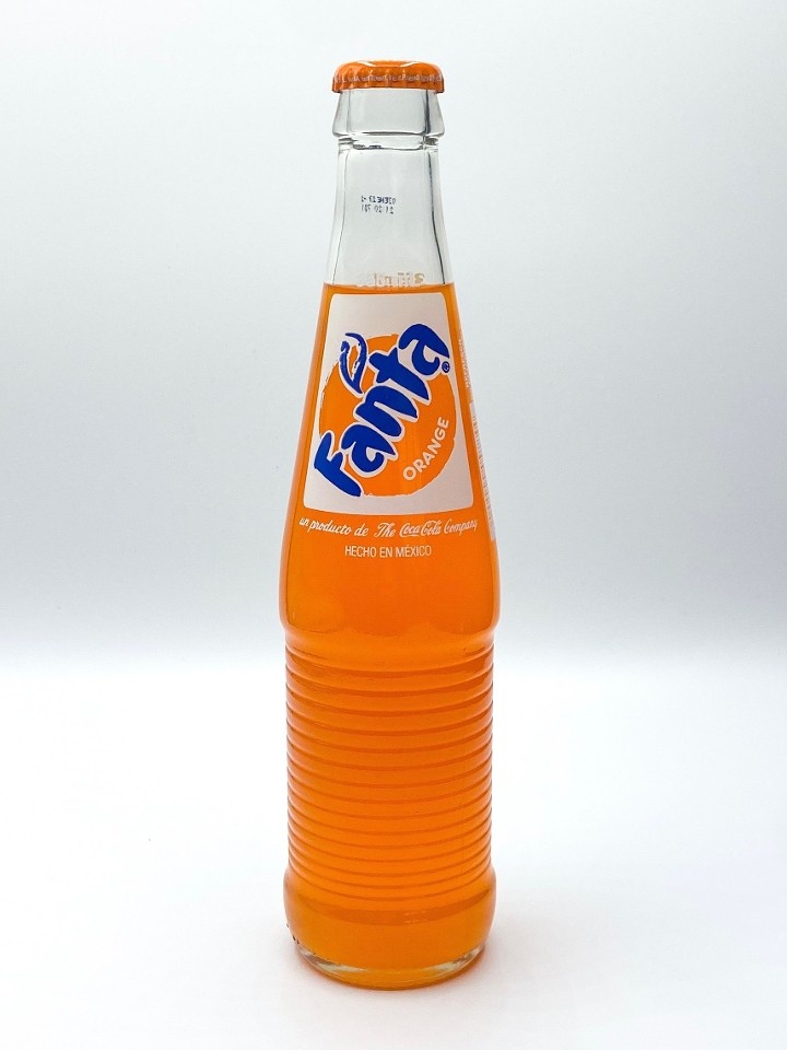 Glass Bottle Orange Fanta
