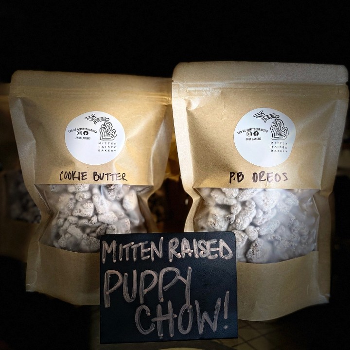 Mitten Raised Puppy Chow