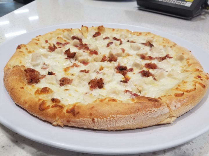 Chicken Bacon Ranch Pizza