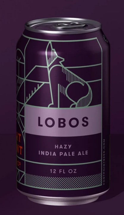 CAN: Lobos Hazy IPA 12oz.