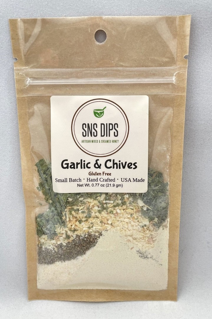 SnS Dip Mix Garlic and Chive